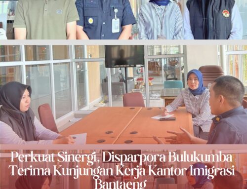 Perkuat Sinergi, Disparpora Bulukumba Terima Kunjungan Kerja Kantor Imigrasi Bantaeng