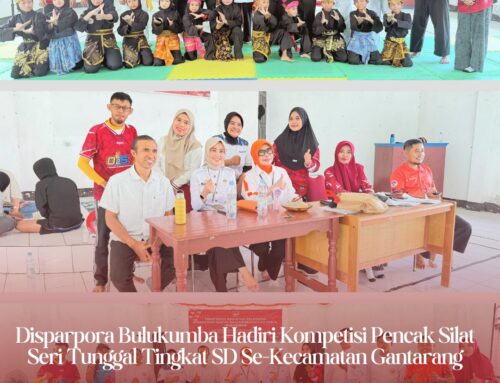 Dukung Atlet Sejak Dini, Kadisparpora Bulukumba Hadiri Kompetisi Pencak Silat Tingkat SD se-Kecamatan Gantarang