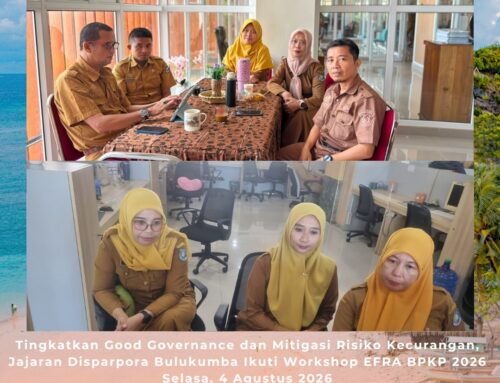 Tingkatkan Good Governance dan Mitigasi Risiko Kecurangan, Jajaran Disparpora Bulukumba Ikuti Workshop EFRA BPKP 2026