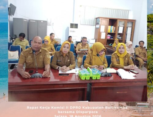 Rapat Kerja Komisi II DPRD Kabupaten Bulukumba bersama Disparpora