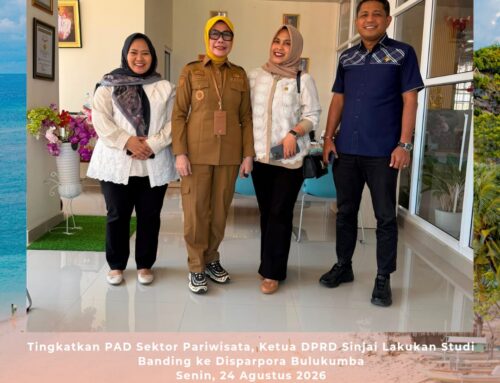 Tingkatkan PAD Sektor Pariwisata, Ketua DPRD Sinjai Lakukan Studi Banding ke Disparpora Bulukumba