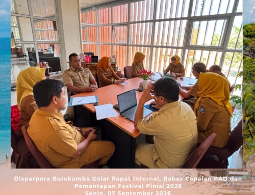 Disparpora Bulukumba Gelar Rapat Internal, Bahas Capaian PAD dan Pemantapan Festival Pinisi 2026