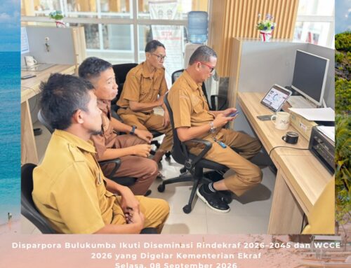 Disparpora Bulukumba Ikuti Diseminasi Rindekraf 2026–2045 dan WCCE 2026 yang Digelar Kementerian Ekraf